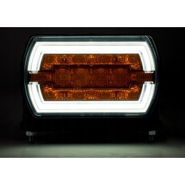 Front lamp assembly, lower horpol mounting