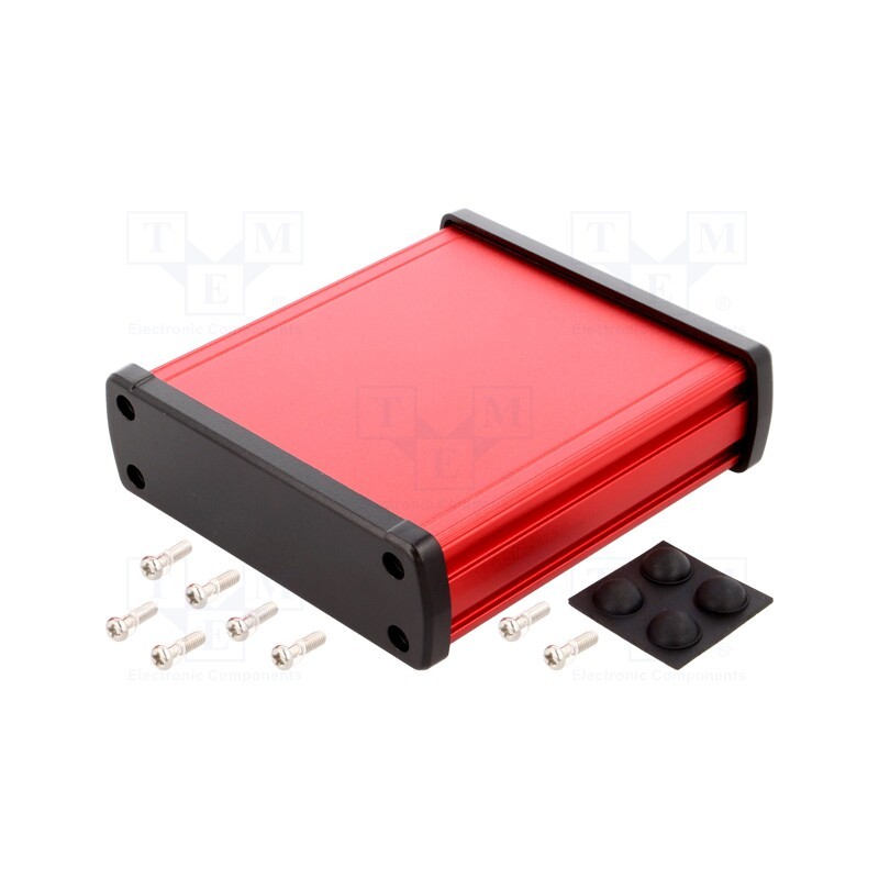 1 pcs x GAINTA - ALUG704RD110 -AS - Enclosure: multipurpose, X: 113.7mm, Y: 119mm, Z: 35.2mm, aluminium