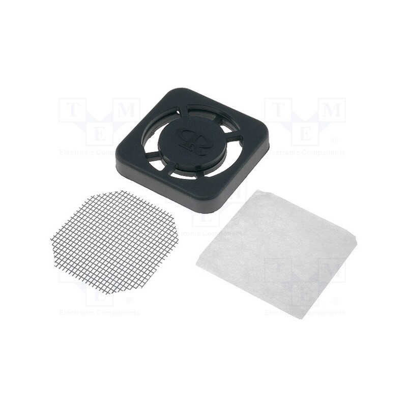 1 pcs x RICHCO - RCP-040-T - Guard, plastic, 40x40mm, screw, with EMI shielding,with filter