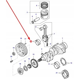 Ks79386600 connecting rod bearings 68 x 30 1 mm