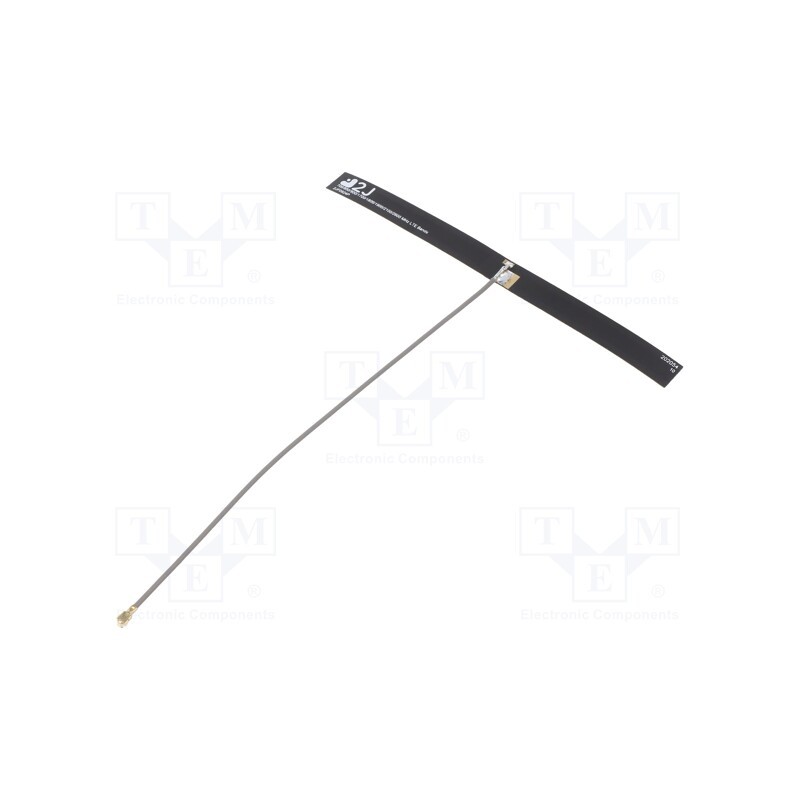 1 pcs x 2J - 2JF0924P-015MC137-UFL_ TRALO - Antenna, 2G,3G,4G,GSM,LTE, 0.2dBi,2.2dBi,4.5dBi, 120x8.9x0.15mm