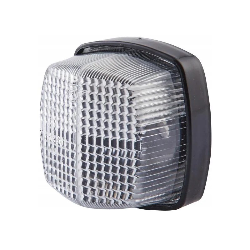 Marker lamp 5w square 12v transparent white