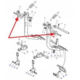 X830120050000 brake pedal magnet