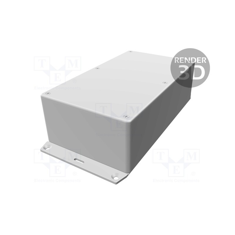 1 pcs x HAMMOND - 1591EF2SBK - Enclosure: multipurpose, X: 110mm, Y: 191mm, Z: 62mm, 1591, ABS, black