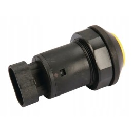 PTO shaft push button switch, round, yellow