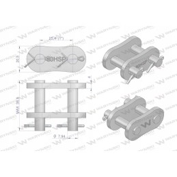 Reinforced chain lock z80sp r1 1 5 pcs mot