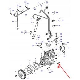 V836667389 injection pump screw