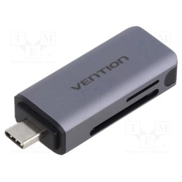 1 pcs x VENTION - CLJH0 - Card reader: memory, USB C plug, OTG,USB 3.0, PnP and Hot Swap
