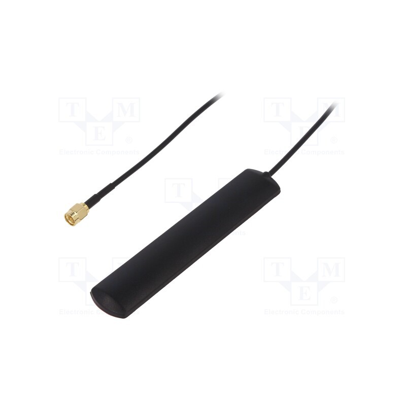 1 pcs x SR PASSIVES - GSM-ANT017 - Antenna, GSM, 2dBi, linear, for ribbon cable, 50Ω, 115x22x5mm