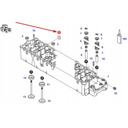F716201210210 metal plug for the engine head