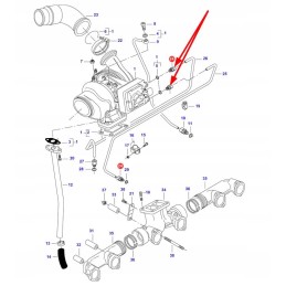 V641086008 turbine pressure line connector