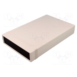 1 pcs x HAMMOND - 1598FSGYPBK - Enclosure: with panel, 1598, X: 160mm, Y: 250mm, Z: 40mm, ABS, grey