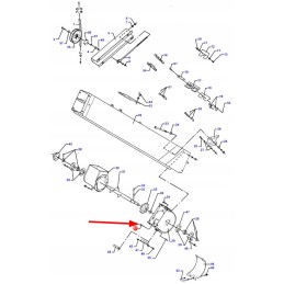 D40685000 chaff elevator screw