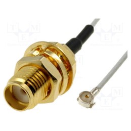 1 pcs x SR PASSIVES - GSM-IPX/SMA-100 - Cable-adapter, IPX,SMA, -40÷85°C, 100mm