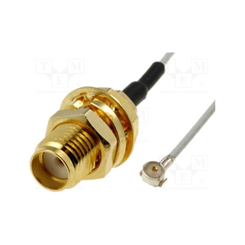 1 pcs x SR PASSIVES - GSM-IPX/SMA-100 - Cable-adapter, IPX,SMA, -40÷85°C, 100mm