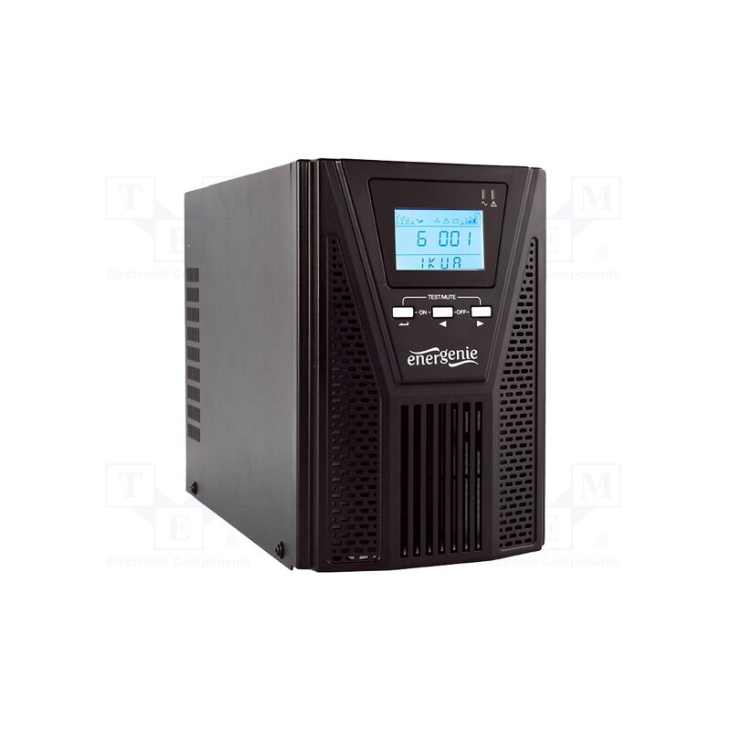 1 pcs x GEMBIRD - EG-UPSO-1000 - Power supply: UPS, 900W, 1kVA, Uin: 220V, 144x312x216mm, 9000mAh
