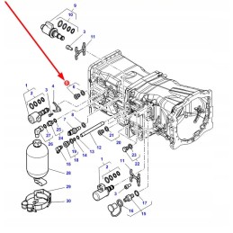 3011107x91 gearbox housing cap m33 x 2