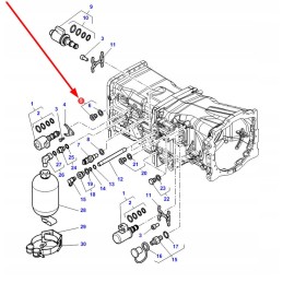 3011107x91 gearbox housing cap m33 x 2