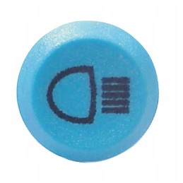 Round main beam push light switch