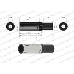 Dodecahedral socket 1 4 9 mm long crv50bv30