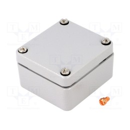 1 pcs x RAYCHEM RPG - RJ04 - Enclosure: multipurpose, X: 58mm, Y: 64mm, Z: 34mm, ALUEIN-RJ, grey