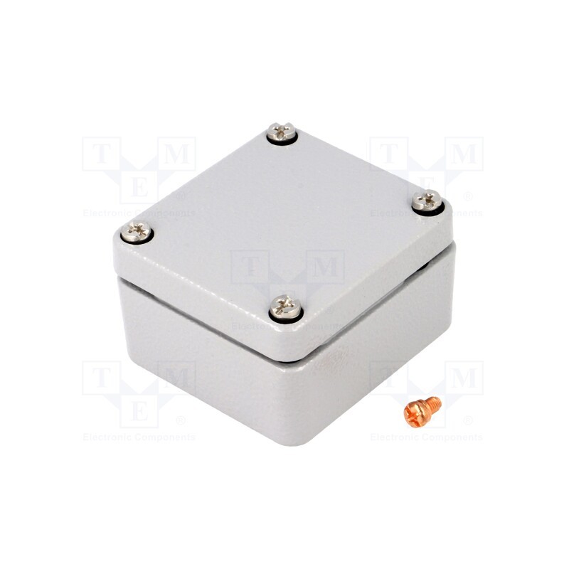 1 pcs x RAYCHEM RPG - RJ04 - Enclosure: multipurpose, X: 58mm, Y: 64mm, Z: 34mm, ALUEIN-RJ, grey