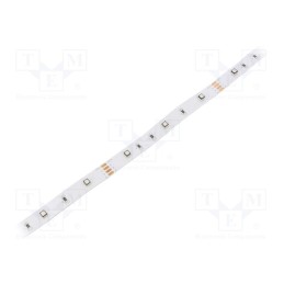 1 m x WISVA OPTOELECTRONICS - HH-SRGB30F010-3535-12 WHITE PCB IP20 - LED tape, RGB, 3535, 12V, LED/m: 30, 10mm, white PCB, IP20,