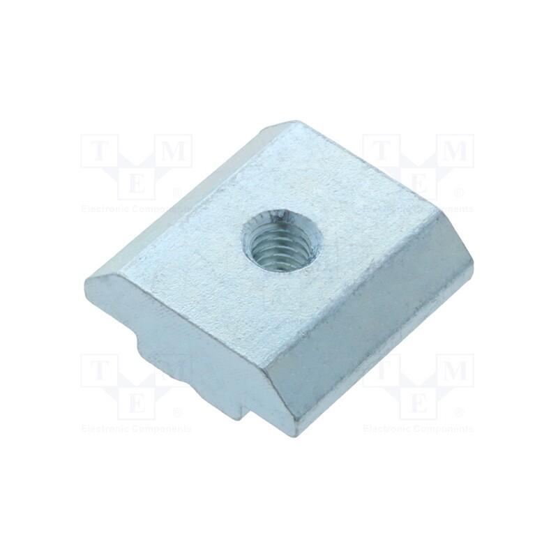 1 pcs x FATH - 96014 - Nut, for profiles, Width of the groove: 8mm, steel, zinc, T-slot