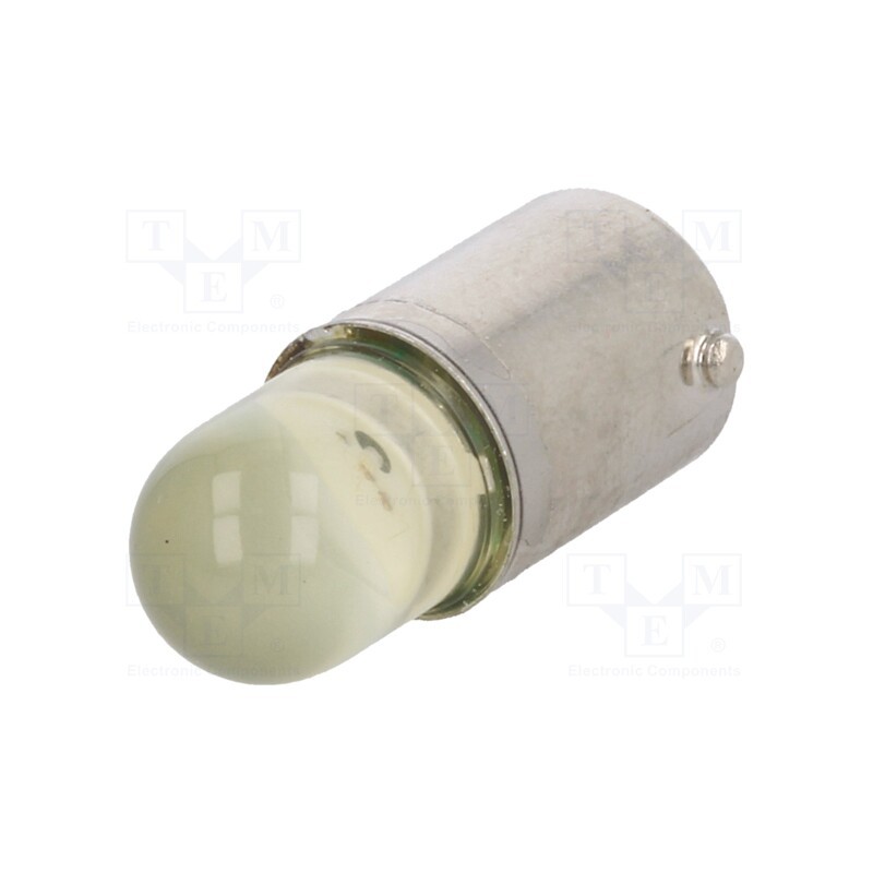 1 pcs x POLAM-ELTA - LY-BA9S-220DC - LED lamp, yellow, BA9S, 220VDC