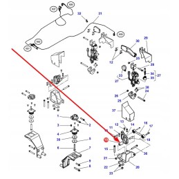 4295703m1 cab shock absorption system bushing