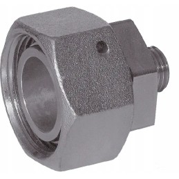 Straight connector with nut m18x1 5 12l m16x1 5 10l