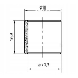 Starter bush for Zetor 14x18x17 932250 3231