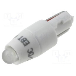 1 pcs x CML INNOVATIVE TECHNOLOGIES - 1511A45W3D - LED lamp, white, T5, 28V, No.of diodes: 1