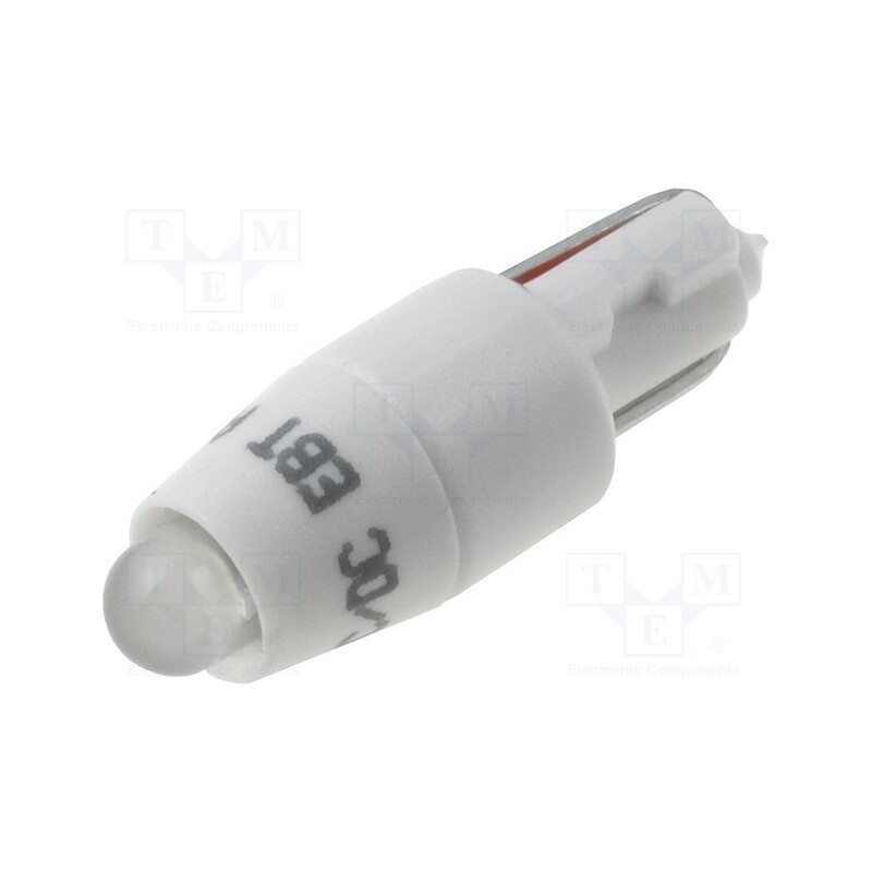 1 pcs x CML INNOVATIVE TECHNOLOGIES - 1511A45W3D - LED lamp, white, T5, 28V, No.of diodes: 1