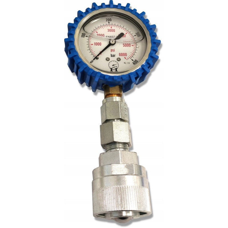 Pressure gauge for a tractor, 400 bar, old type plug