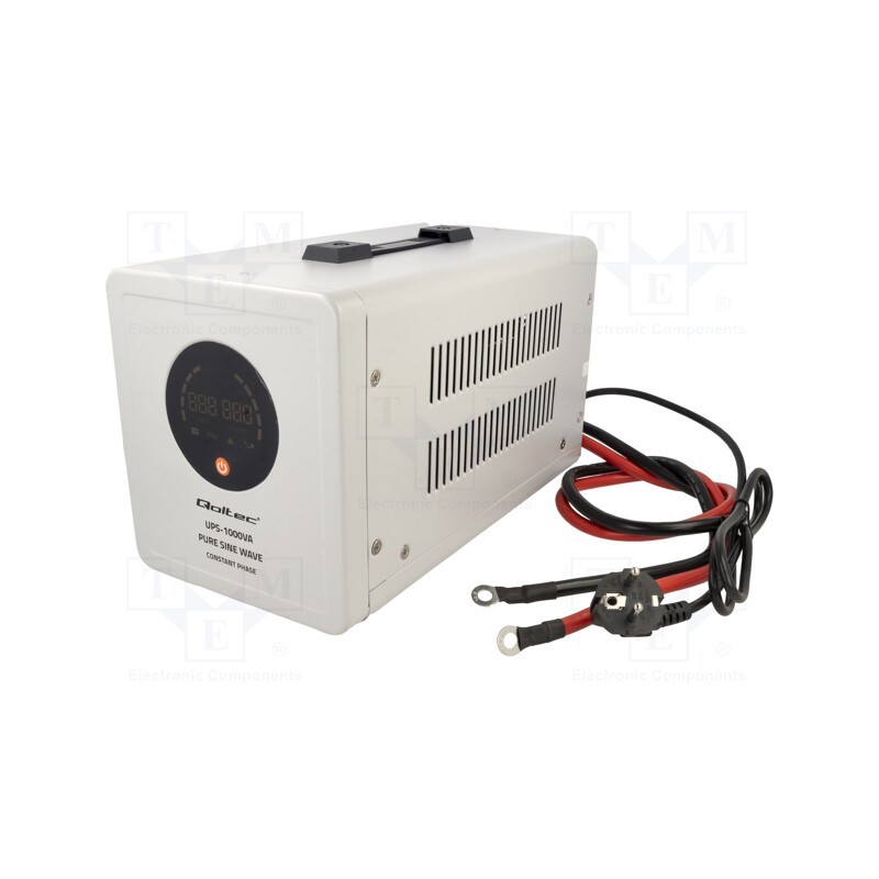1 pcs x QOLTEC - 50717 - Power supply: UPS, 700W, 1kVA, Uin: 147÷275V, 310x160x192mm