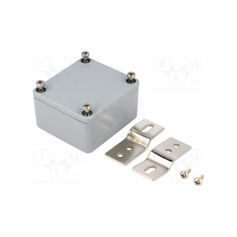 1 pcs x COMBIPLAST - CP-FA1 - Enclosure: multipurpose, X: 58mm, Y: 64mm, Z: 35mm, aluminium, grey