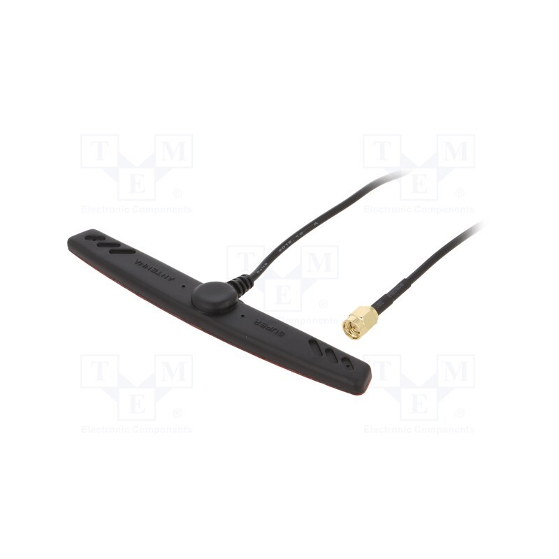 1 pcs x SR PASSIVES - WIFI-ANT108 - Antenna, WiFi, 3dBi, linear, for ribbon cable, 50Ω, 126x15.5x8.8mm
