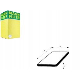 John deere 6000 7000 mann filter cabin filter