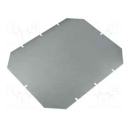 1 pcs x FIBOX - MP 2924 - Mounting plate, zinc-plated steel, W: 265mm, L: 215mm, Thk: 1.5mm
