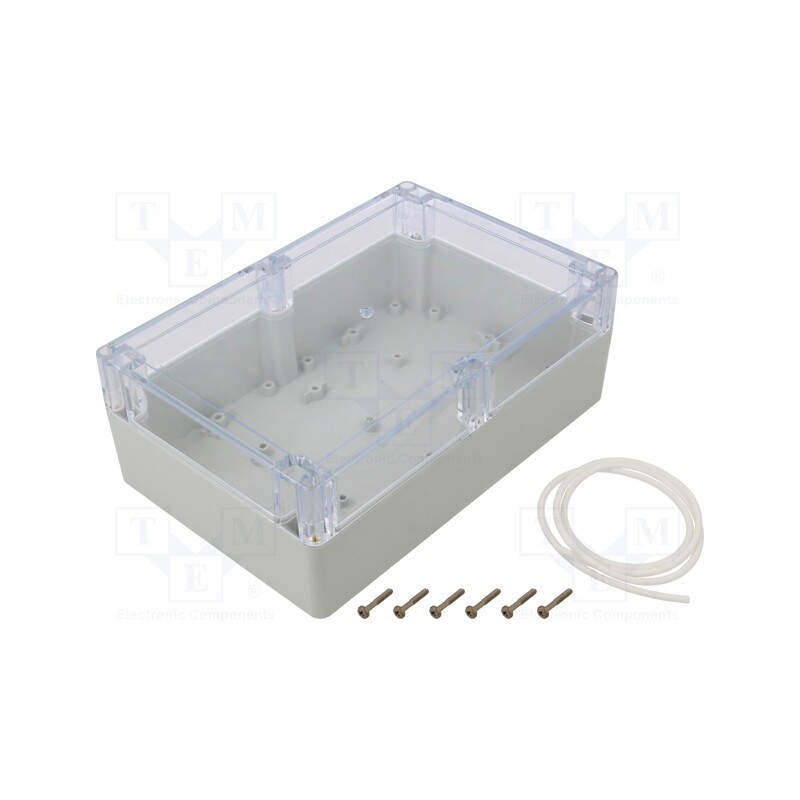 1 pcs x KRADEX - ZP210.140.75JPH TM PC - Enclosure: multipurpose, X: 140mm, Y: 210mm, Z: 75mm, ZP, light grey