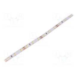 1 m x WISVA OPTOELECTRONICS - HH-S60F008-2835-12 CW WHITE PCB IP20 - LED tape, white cold, 2835, 12V, LED/m: 60, 8mm, white PCB,