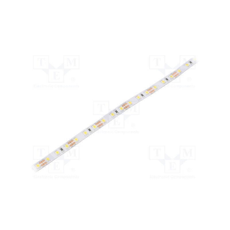 1 m x WISVA OPTOELECTRONICS - HH-S96F008-2835-12 NW WHITE PCB IP20 - LED tape, white neutral, 2835, 12V, LED/m: 96, 8mm, white P