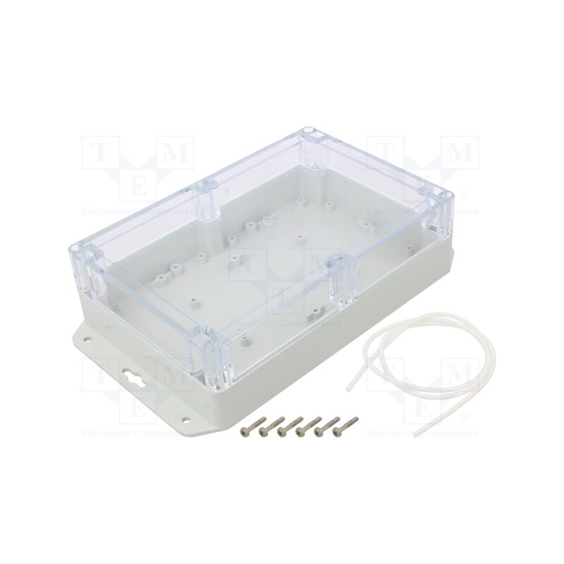1 pcs x KRADEX - ZP210.140.60UJPH TM PC - Enclosure: multipurpose, X: 140mm, Y: 210mm, Z: 60mm, ZP, light grey