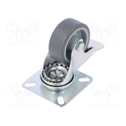 1 pcs x RADER - KPA-TPA 50S-HC - Transport wheel, Ø: 50mm, W: 20mm, H: 69.5mm, torsional with lock