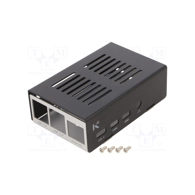 1 pcs x KKSB - 202-4895 - Enclosure: for computer, RPI-4B-4G,RPI-4B-8G, aluminium,steel