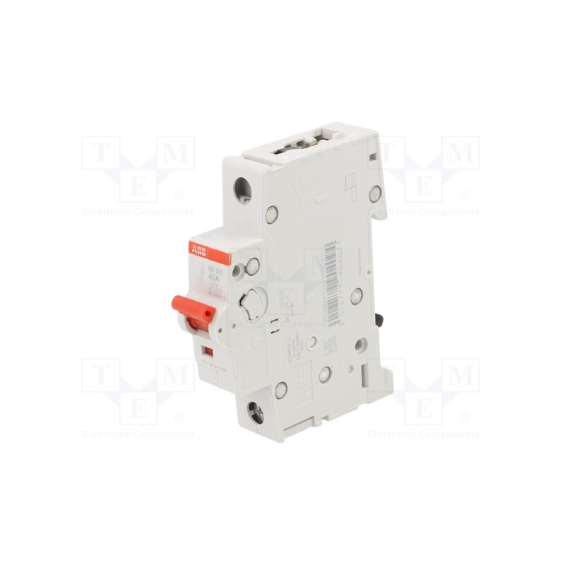 1 pcs x ABB - 2CDD281101R0040 - Switch-disconnector, Poles: 1, for DIN rail mounting, 40A, 253VAC