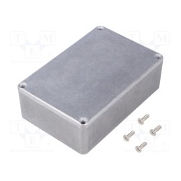 1 pcs x HAMMOND - 1590B3 - Enclosure: multipurpose, X: 77mm, Y: 116mm, Z: 38mm, 1590, aluminium