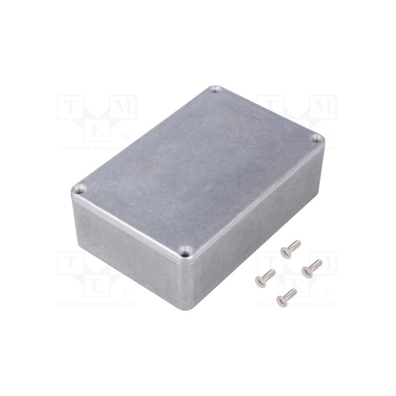 1 pcs x HAMMOND - 1590B3 - Enclosure: multipurpose, X: 77mm, Y: 116mm, Z: 38mm, 1590, aluminium