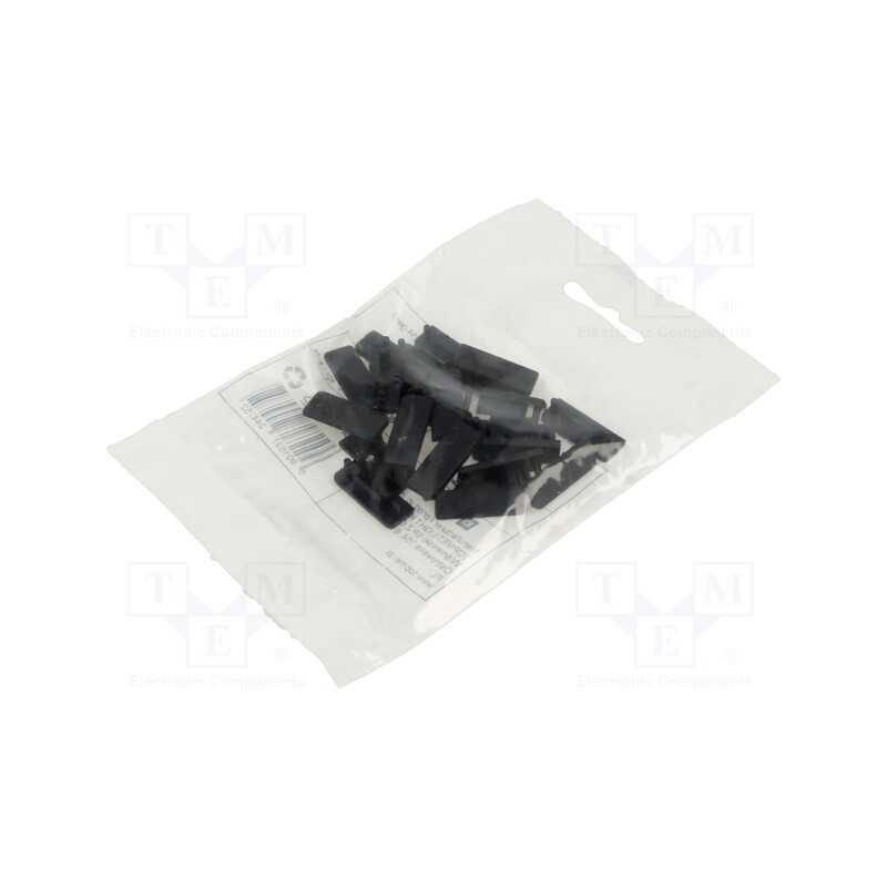 1 pcg x TOPMET - A2980002 - Cap for LED profiles, black, 20pcs, ABS, GEN2, SURFACE14
